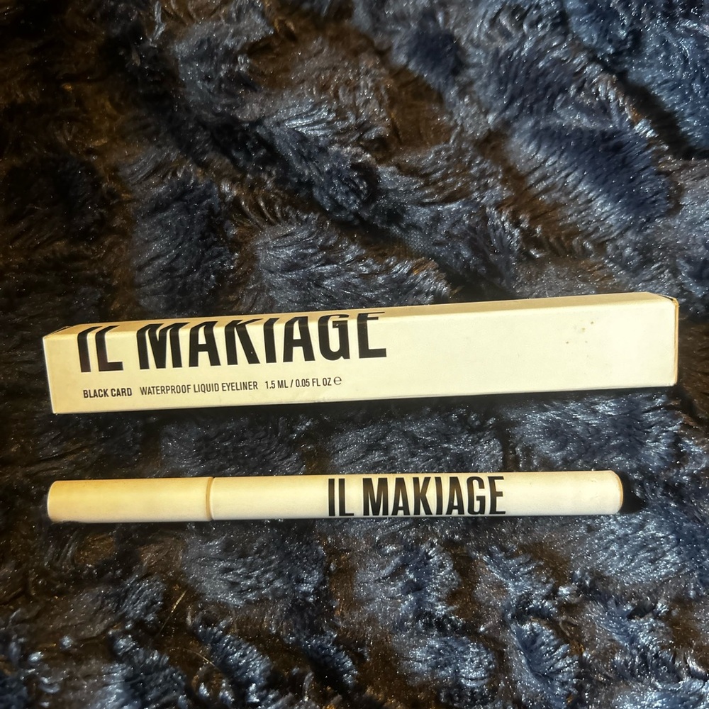 IL MAKIAGE Black Card Liquid Eyeliner – Ultra-Black Waterproof – Full Size new